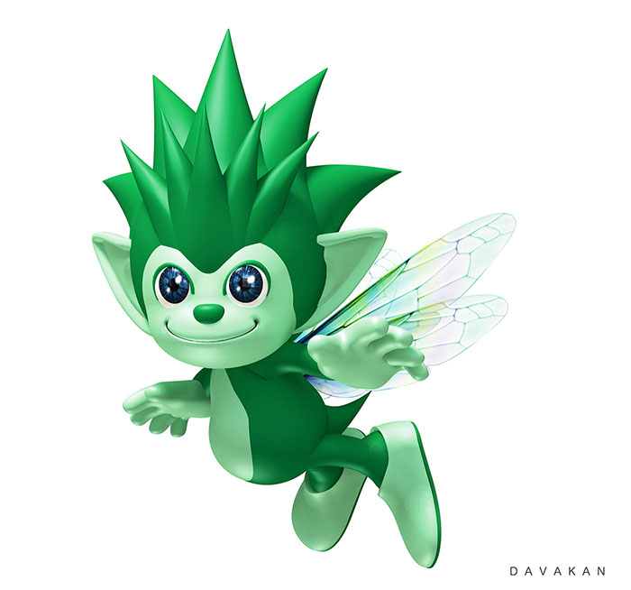 3DCG Illustration Strata DAVAKAN Character ダバカン CGイラスト キャラクター