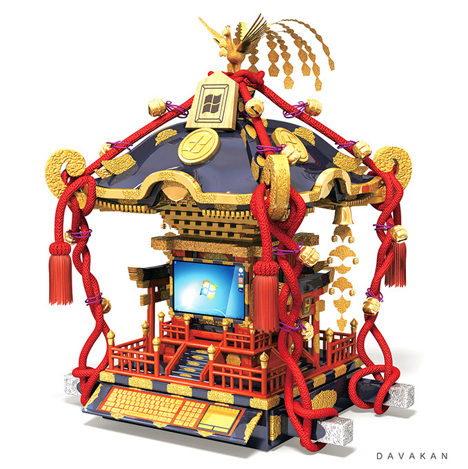 3DCG Illustration Strata DAVAKAN ダバカン CGイラスト