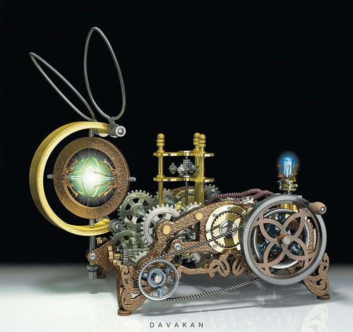 3DCG Illustration Strata DAVAKAN Steampunk ダバカン CGイラスト スチームパンク