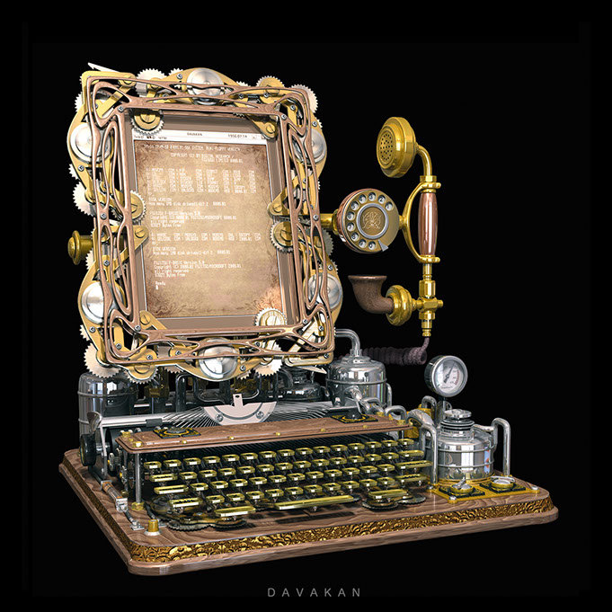 3DCG Illustration Strata DAVAKAN Steampunk ダバカン CGイラスト スチームパンク