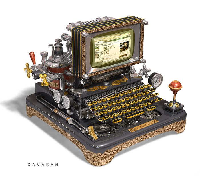 3DCG Illustration Strata DAVAKAN Steampunk ダバカン CGイラスト スチームパンク