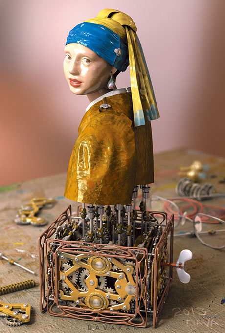 3DCG Illustration Strata DAVAKAN Steampunk ダバカン CGイラスト スチームパンク