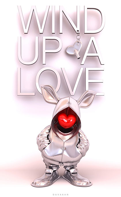 3DCG Illustration Strata DAVAKAN  ダバカン CGイラスト Tin Toy ブリキのおもちゃ