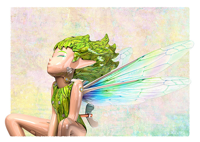 3DCG Illustration Strata DAVAKAN  ダバカン CGイラスト Tin Toy ブリキのおもちゃ