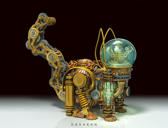 3DCG Illustration Strata DAVAKAN Steampunk ダバカン CGイラスト スチームパンク